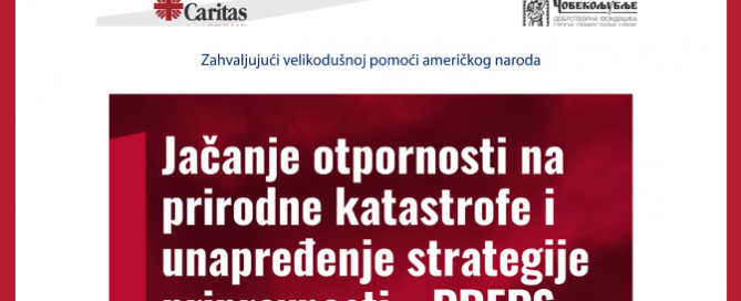 Jačanje otpornosti na prirodne katastrofe. Smanjivanje rizika od poplava, požara, zemljotresa i drugih prirodnih katastrofa