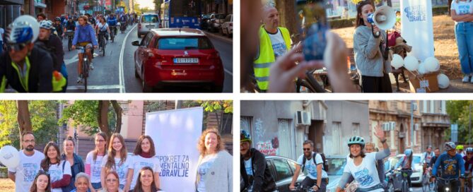Mentalno zdravlje je prioritet! Biciklisti voze kroz Beograd