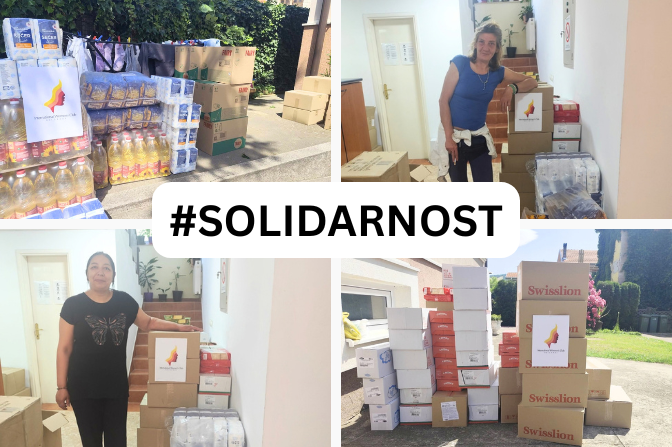 HUmanitarna pomoć. Caritas širi lanac solidarnosti